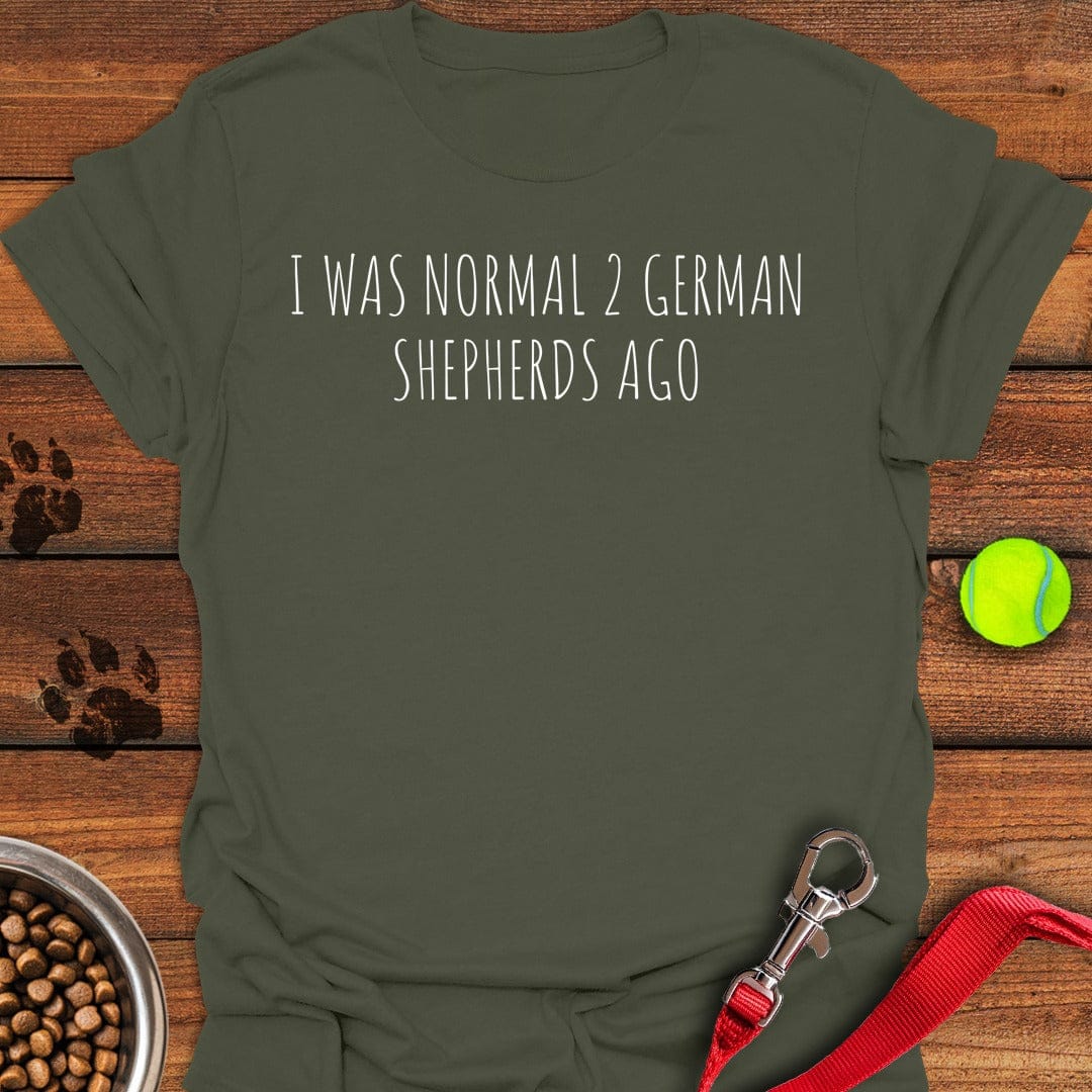 2 German Shepherds Military Green