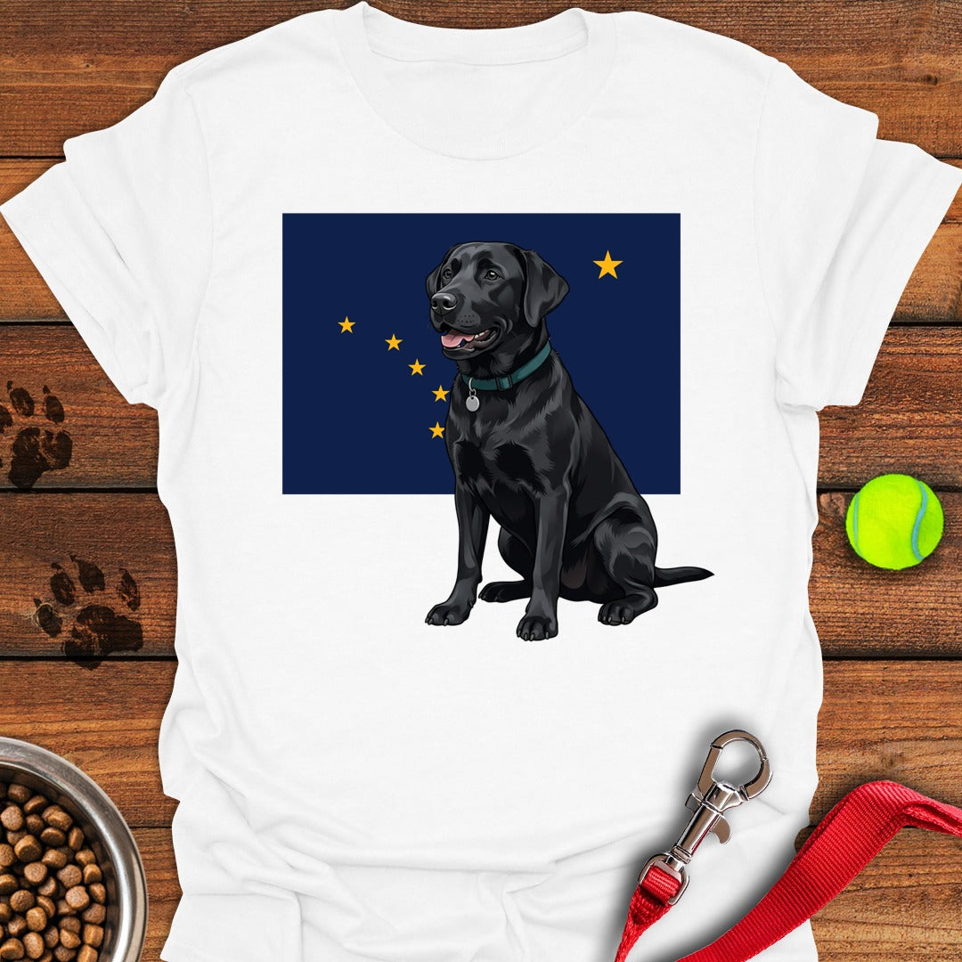 Black Labrador Alaska White
