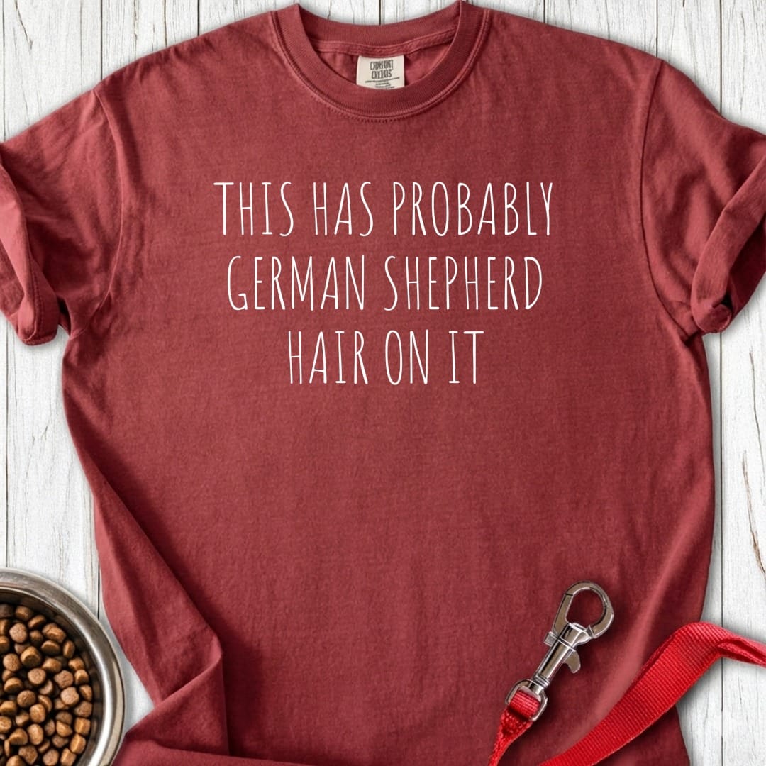German Shepherd Hair Premium Tee Brick