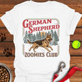 German Shepherd Zoomies White