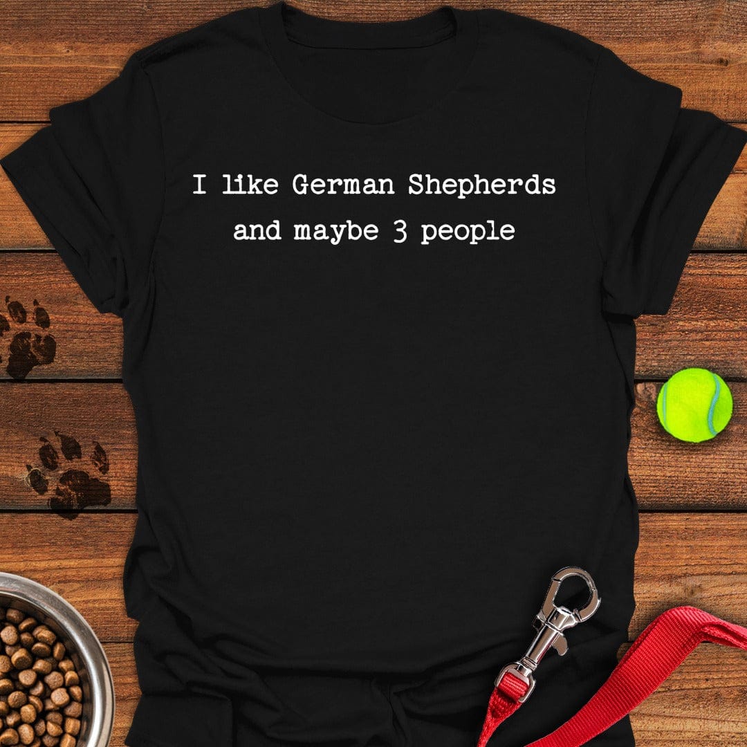 I Like German Shepherds Black
