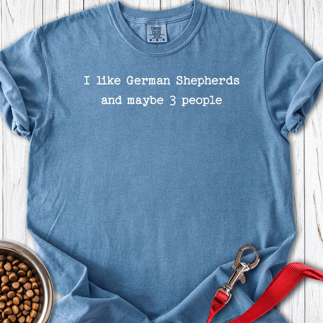 I Like German Shepherds Premium Tee Blue Jean